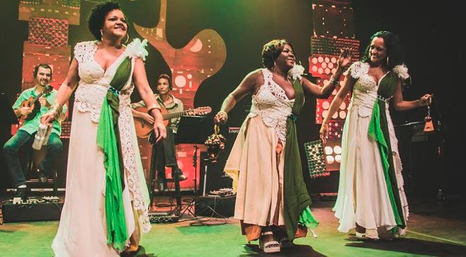 Razões Africanas, roda de jongo, samba, maracatu e ijexás